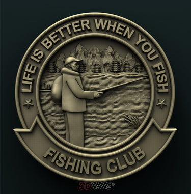 FISHING CLUB 3D STL 3DWave
